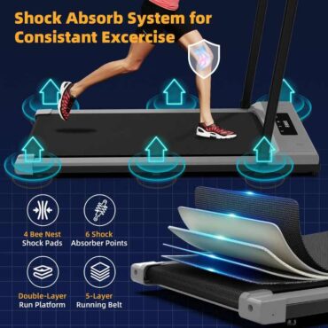 Home Walking Pad Foldable Under Desk Walking Pad Pro Treadmill Curved Portable Treadmills Machine for Home With Telecontrol - Image 3