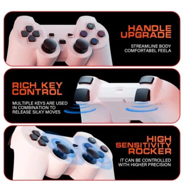 Smart Gaming Projector Android 11 Video Game Projector Controller Gamepad Portable 720P Projector 36000+ Games - Image 2