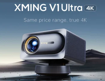 Formovie Xming V1 Ultra LED Projector Adjustable Gimbal 700 CVIA Lumens Native 4K UHD Home Smart LCD Projector